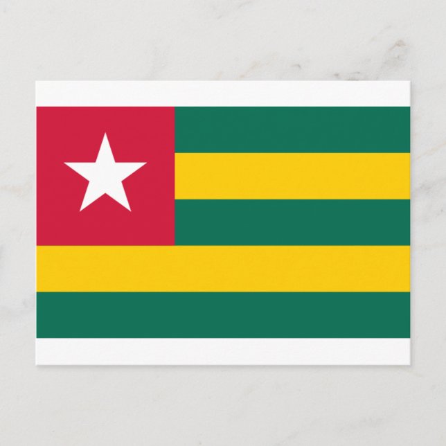 Togo Flag Products Postcard (Front)