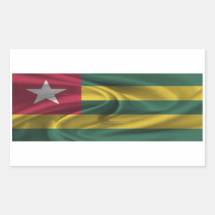 Togo Flag Rectangular Sticker