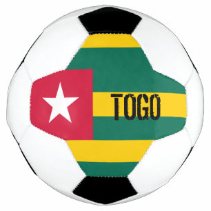 togo flag soccer ball