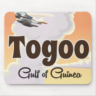 Togo Gulf of Guinea travel poster print Mouse Mat