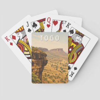 Togo Illustration Travel Art Vintage Playing Cards