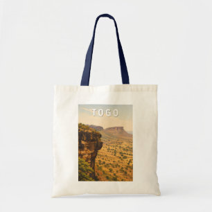 Togo Illustration Travel Art Vintage Tote Bag