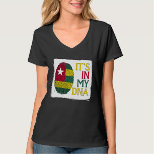 Togo In My Dna Togolese Flag Team Togo For Men Wom T-Shirt