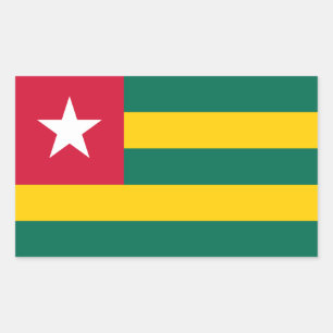 Togo Rectangular Sticker