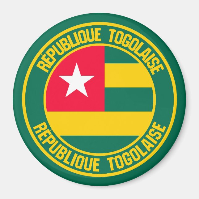 Togo Round Emblem Magnet (Front)