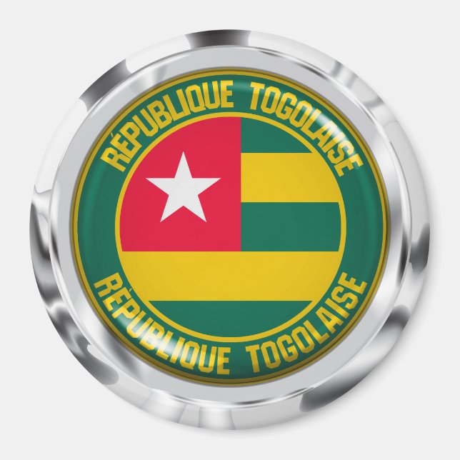 Togo Round Emblem Magnet (Front)