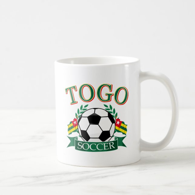Togolese Soccer Designs Coffee Mug (Right)