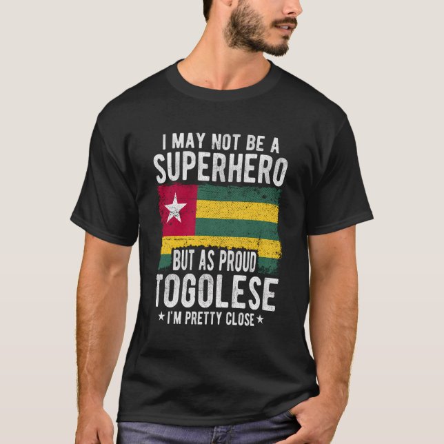 Togolese Togo Flag Proud Togolese T-Shirt (Front)