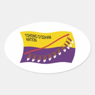 Tohono O'odham Nation Flag Sticker