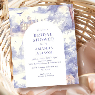 Toile de jouy Art Bridal Shower