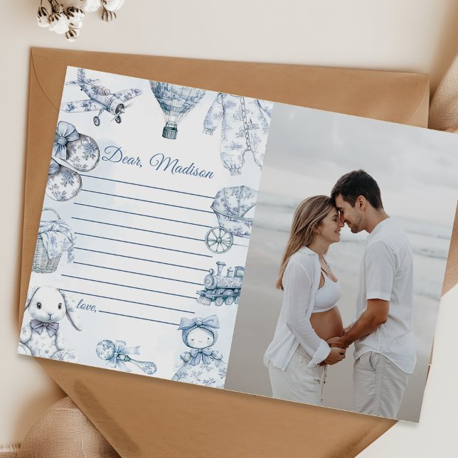 Toile De Jouy Blue Capsule Note Message Card (Creator Uploaded)