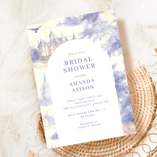 Toile de jouy Bridal Shower Invitation