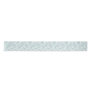 Toile de jouy French Chinoiseries Peonies Floral Satin Ribbon
