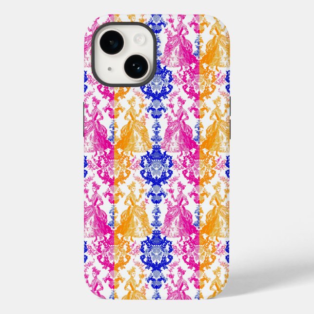 Toile De Jouy History of Drag Case-Mate iPhone Case (Back)