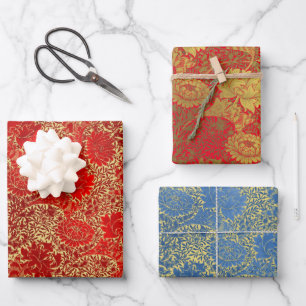 Toile de Jouy pattern.  Wrapping Paper Sheet