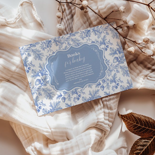Toile De Jouy Woodland Books for Baby Enclosure Card (Creator Uploaded)