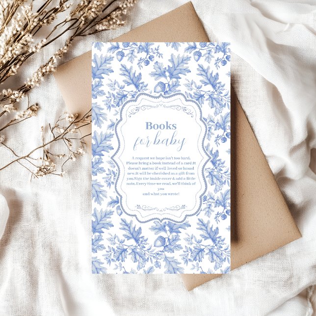 Toile De Jouy Woodland Books for Baby Enclosure Card (Creator Uploaded)