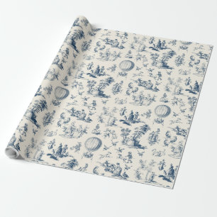 Toile du Jouy wrapping paper