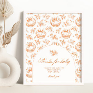 Toile Little Cutie gender neutral Books for baby Poster