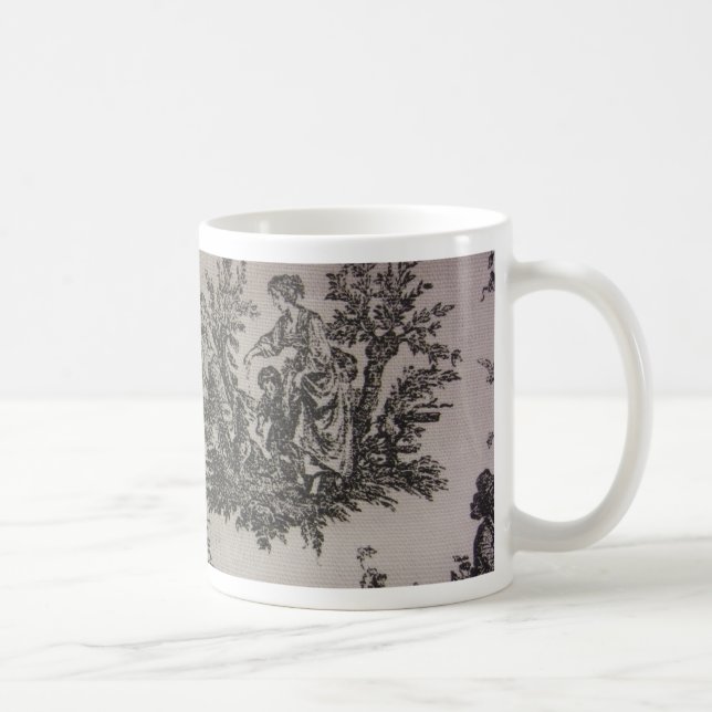 Toile River Scene Coffee Mug (Right)