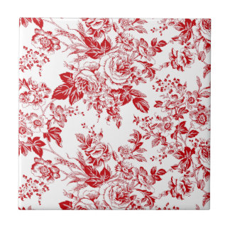 Toile Roses Tile