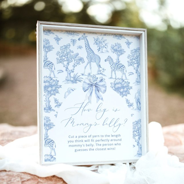 Toile Safari how big is mummy's belly game Poster (Creator Uploaded)