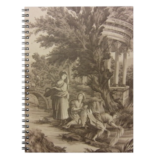 Toile - Wash Day at the River Notebook (Front)