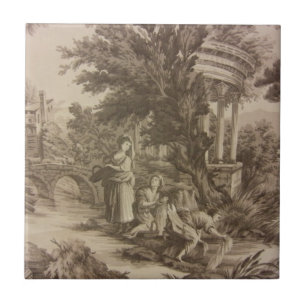 Toile - Wash Day at the River Tile