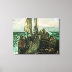 Toilers of the Sea by Edouard Manet, Vintage Art Canvas Print