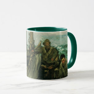 Toilers of the Sea by Edouard Manet, Vintage Art Mug