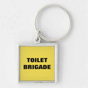 TOILET BRIGADE KEY RING