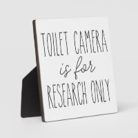 Toilet Camera Farmhouse Funny Bathroom Sign