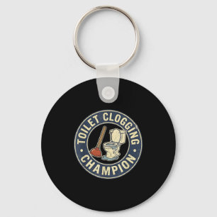 Toilet Clogging Chamon Key Ring