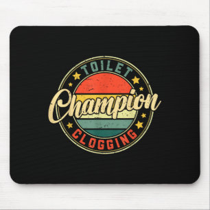 Toilet Clogging Chamon Mouse Mat