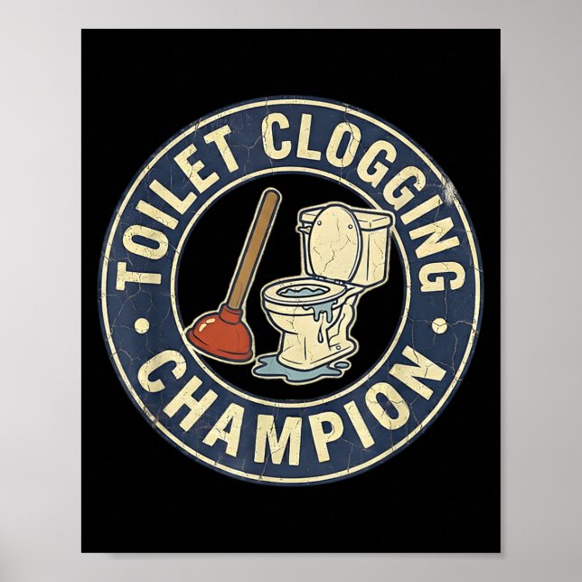 Toilet Clogging Chamon  Poster (Front)