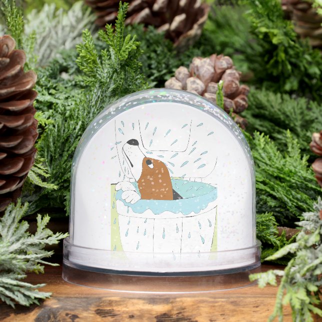 toilet dog  snowglobe (Winter)