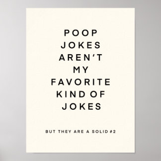 Toilet joke art canvas print