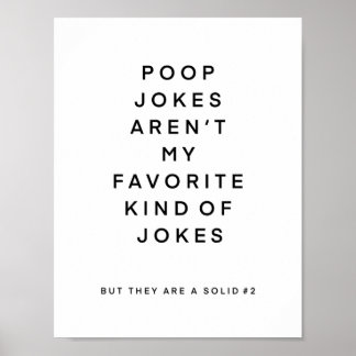 Toilet joke art canvas print