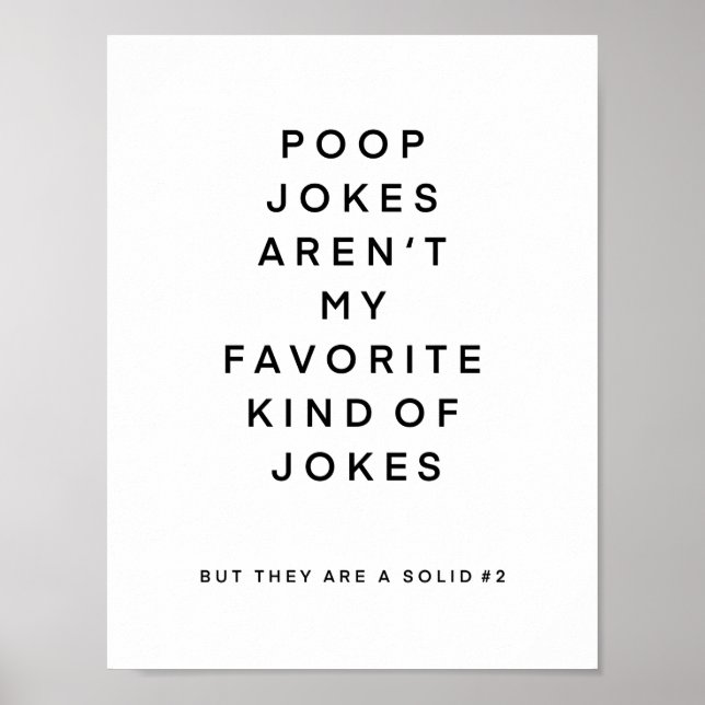 Toilet joke art canvas print  (Front)
