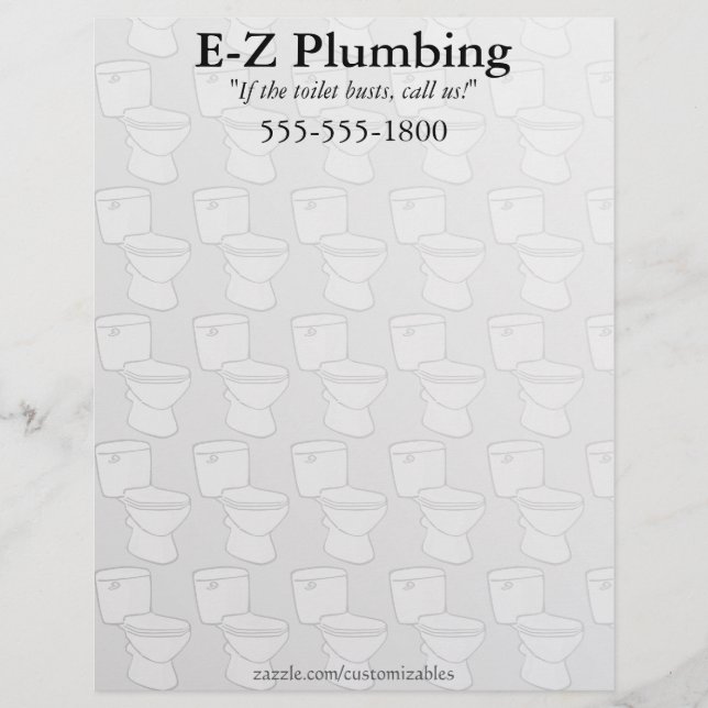 Toilet Letterhead (Front)