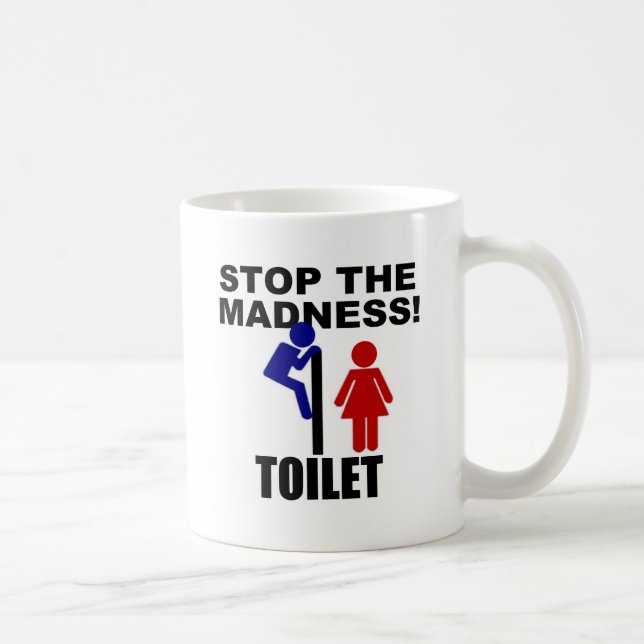 Toilet Madness Coffee Mug (Right)