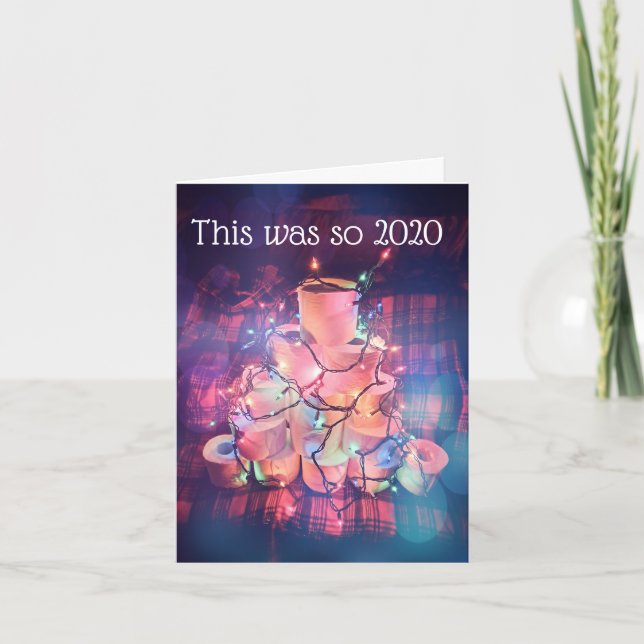 Toilet Paper Christmas Humour Card (Front)