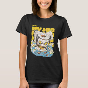 Toilet Paper Love Job Task Toilet Paper Business T-Shirt