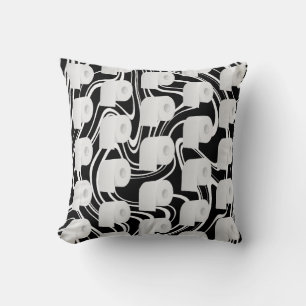 Toilet Paper Pattern Cushion