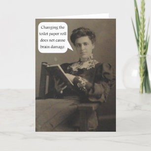 Toilet Paper Quote Card