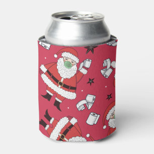 Toilet Paper Santa Clause Can Cooler