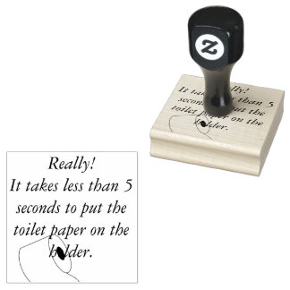 Toilet Paper Stamp
