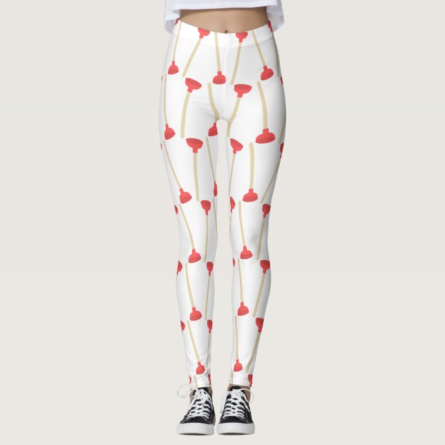 Toilet Plunger Leggings (Front)