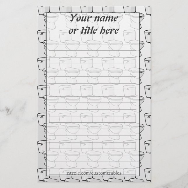 Toilet Stationery (Front)