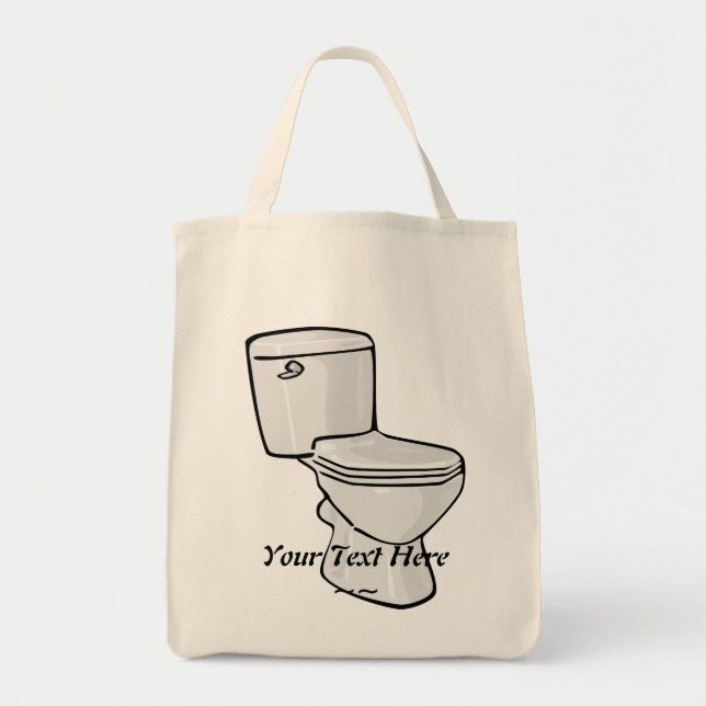 Toilet Tote Bag (Front)